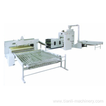 wool material filling automatic waste felt production line